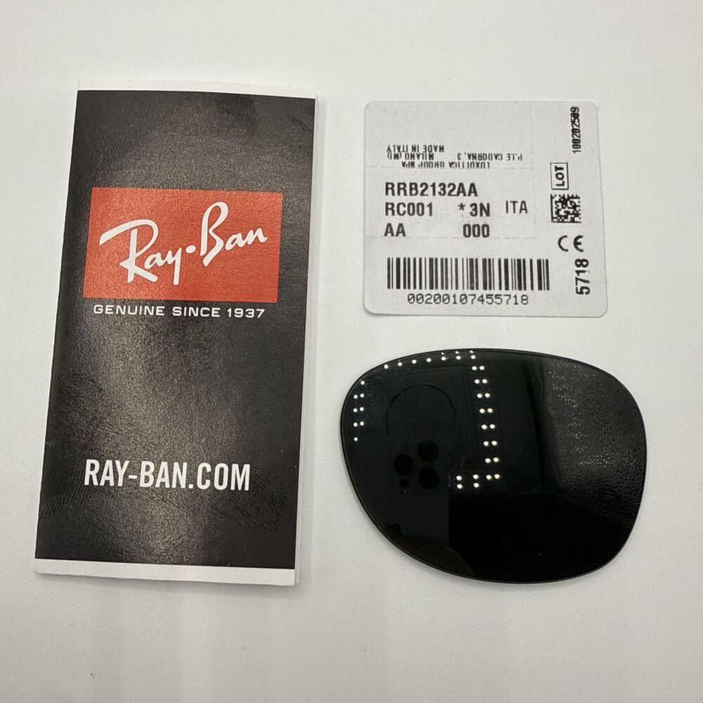 Ray Ban RB2132 Polarized Replacement LEFT LENS ONLY 55mm Glass